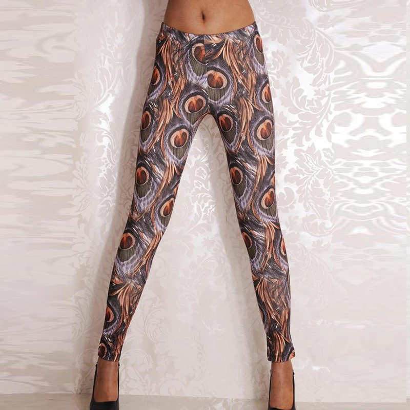 Wholesale Women Galaxy Planet Print Leggings Fashion Slim Leggings Gothic Creative Leggins Women Fitness Popular Pants