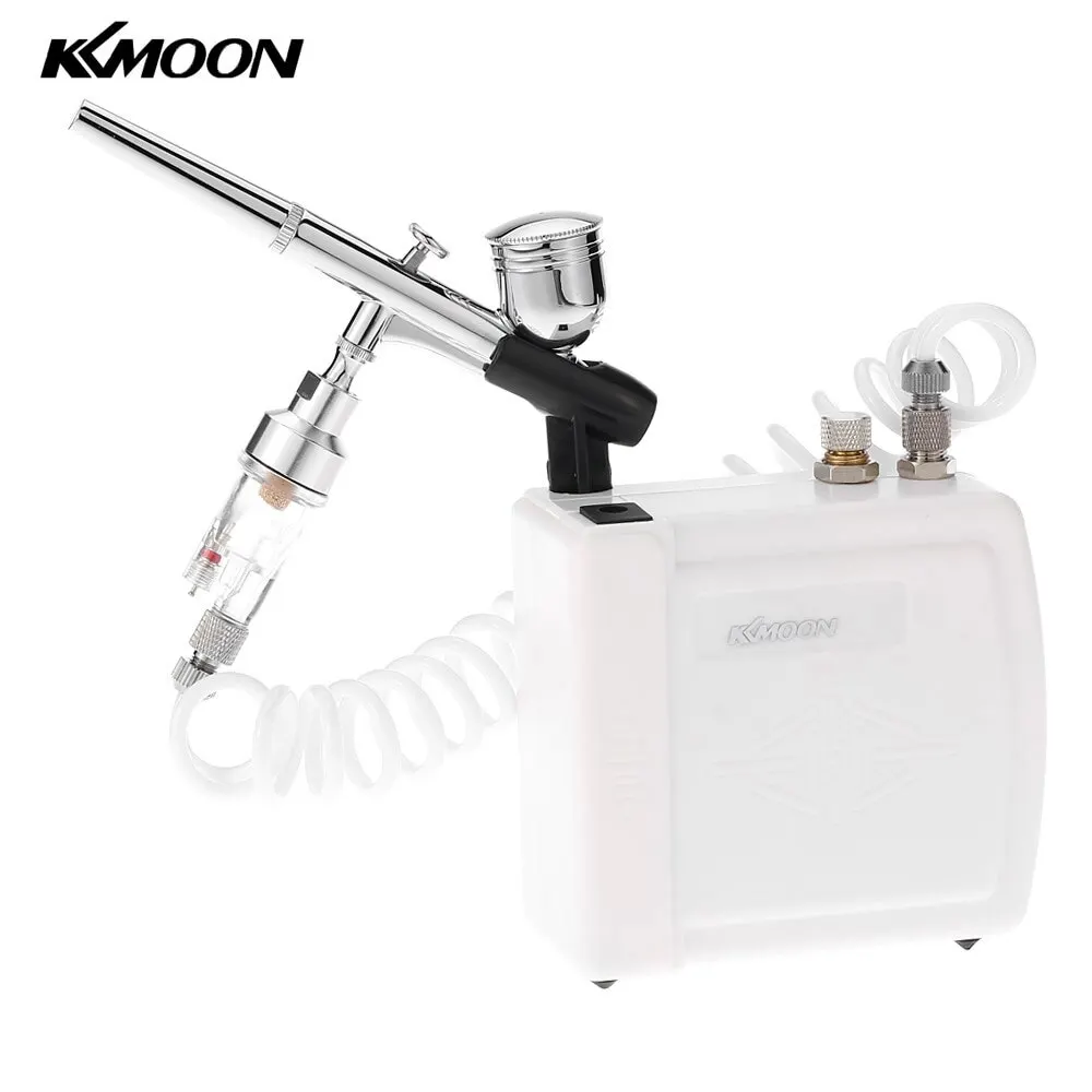

Dual Action Airbrush Air Compressor Kit aerografo spray gun for Art Painting Makeup Manicure Craft Model Air Brush Nail Tool