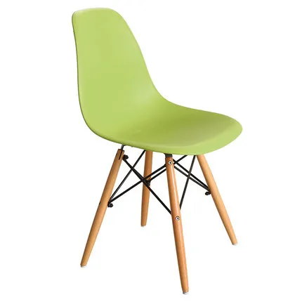 Высококачественный современный домашний стул для столовой пластиковый спинка компьютерный стул студенческий стул креативный стул из твердой древесины пластиковый деревянный стул - Цвет: Color 5