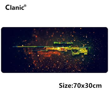 

70*30cm Game Mouse pad L XL Large Gaming mousepad gamer mouse mat pad for CS GO AWP Dragon lore AK47 M4A4 for Rainbow Six