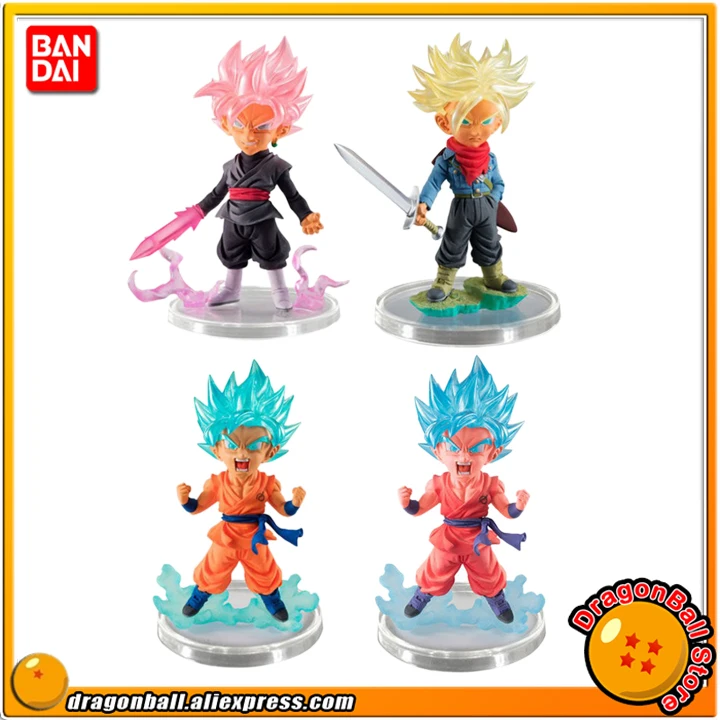 

Dragon Ball Super" Original BANDAI Ultimate Grade / UG 7 Gashapon PVC Toy Figure - Full Set of 4 Pieces Gokou Trunks Goku-Black