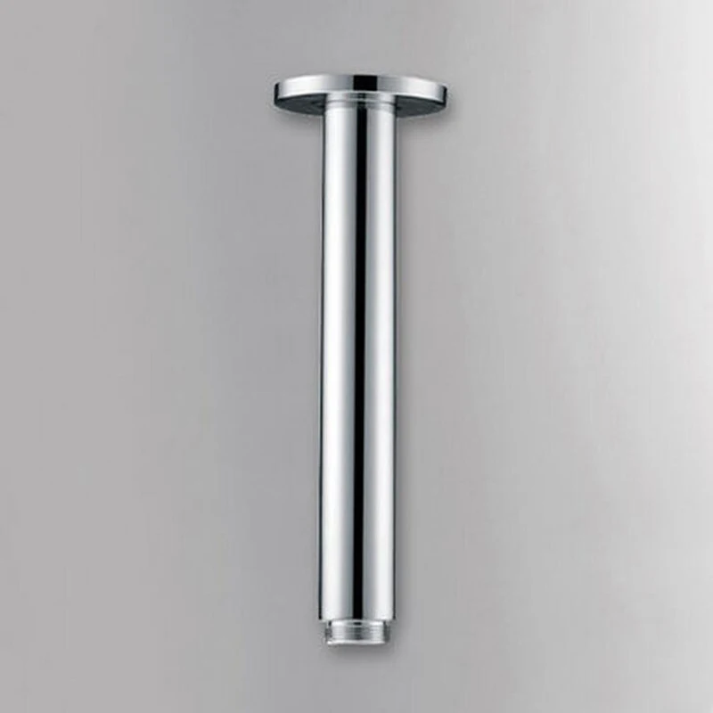 

Free Shipping Wholesale And Retail Ceiling Mounted Shower Arm Round Shower Pipe 10" Ceiling Mounted Shower Pipe