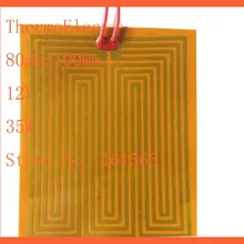 80x100 мм 12 в 35 Вт, PI пленка нагревательный элемент нагревательная сковорода электрический элемент для 3D-принтера пленка полиимидный нагреватель терморезиновый гибкий