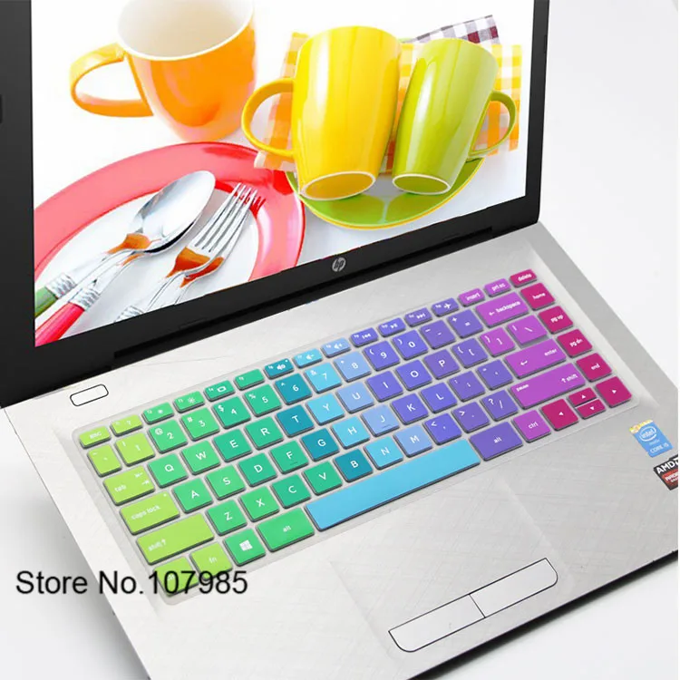 Compatible for HP Pavilion 14S DK0111AU 14S DK0111AU 14s Dk0007au 14s Dk0003ax 14s Dk1017au 14 Inch Laptop Keyboard Cover Skin Protector,Bear