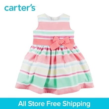 Carter s 1pcs baby children kids Striped Sateen Dress 120G135 sold by Carter s China official