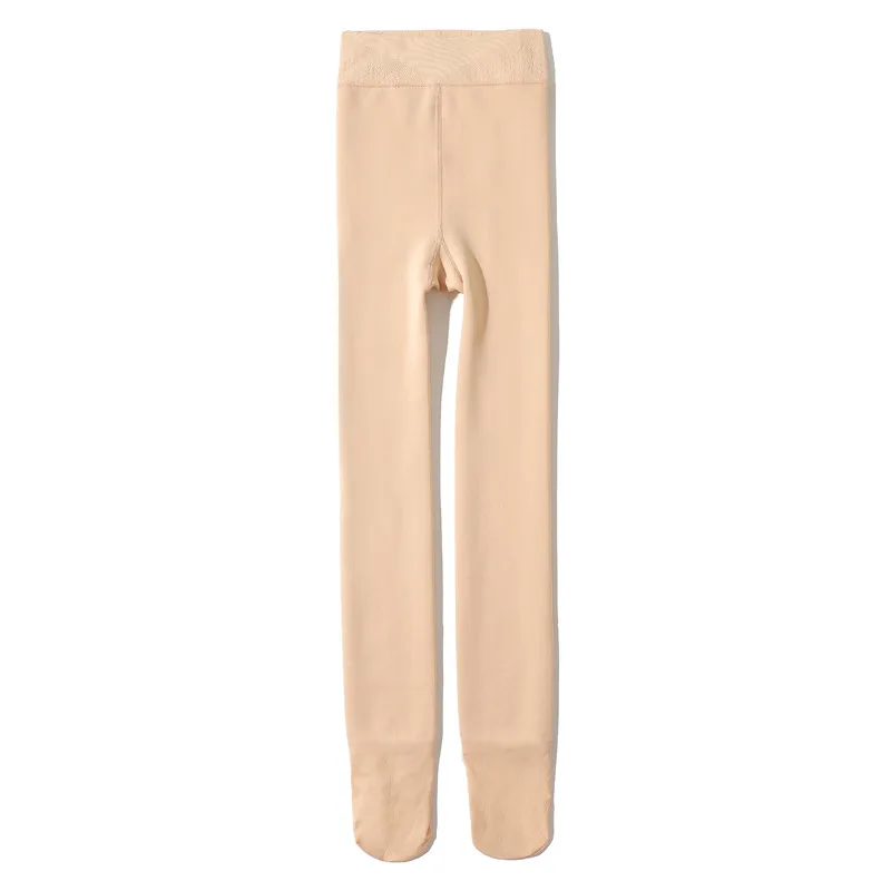 

Basic Seamless Single Brushed Full High Waist Length Modern elasticity Leggings Casual winter new High elastic thicken lady's