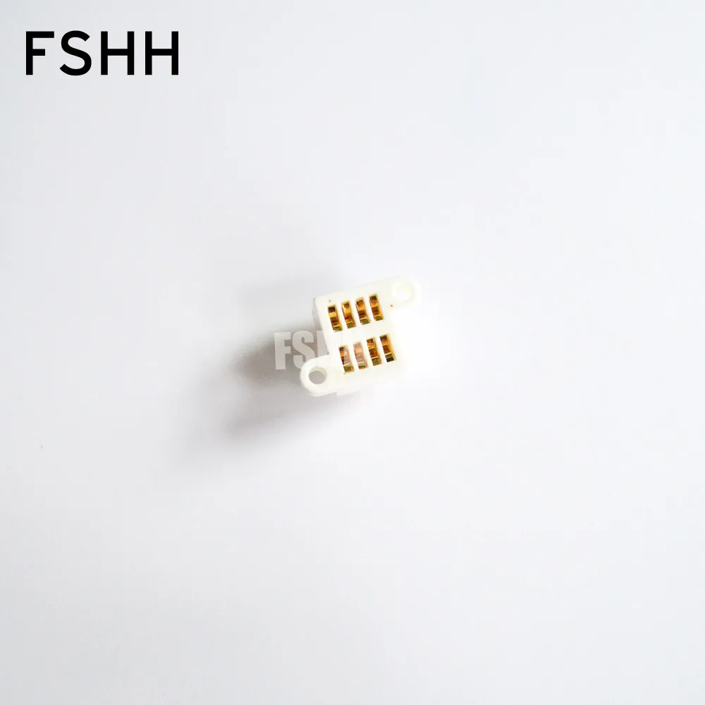 

DIP8 2.54mm 300mil 7.62cm round test socket / ceramic high temperature test socket/IC test socket