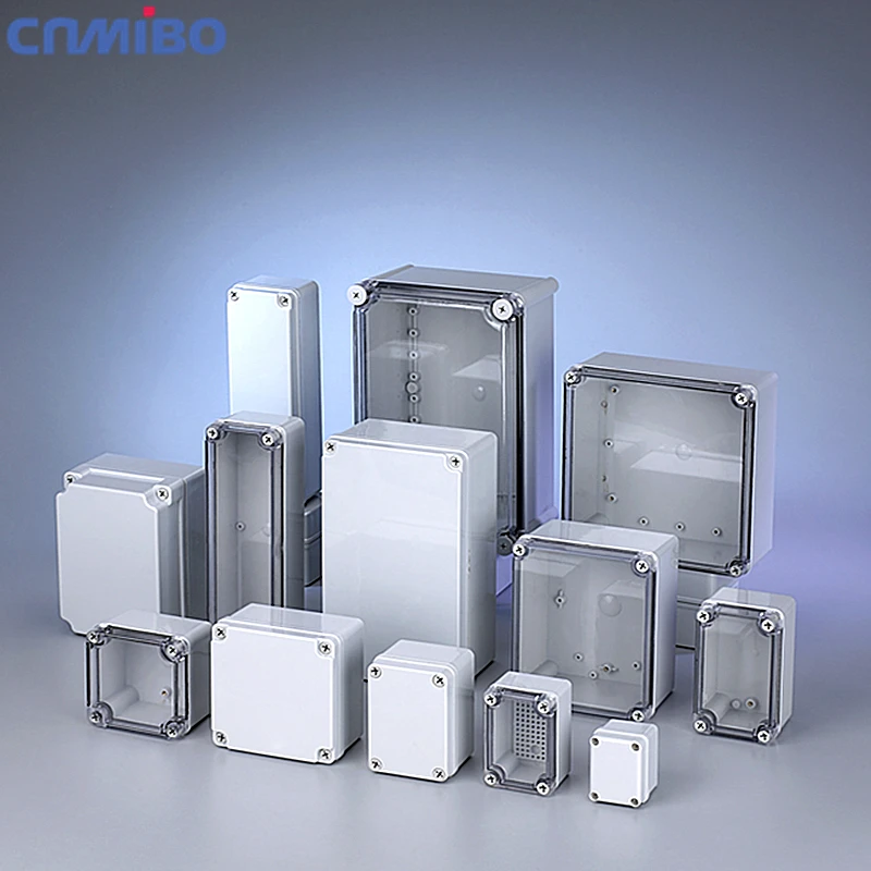 

DIY ABS Plastic Waterproof Junction Box Electrical Transparent Cover Junction Case Waterproof Cable Branch Box 180*80*70mm