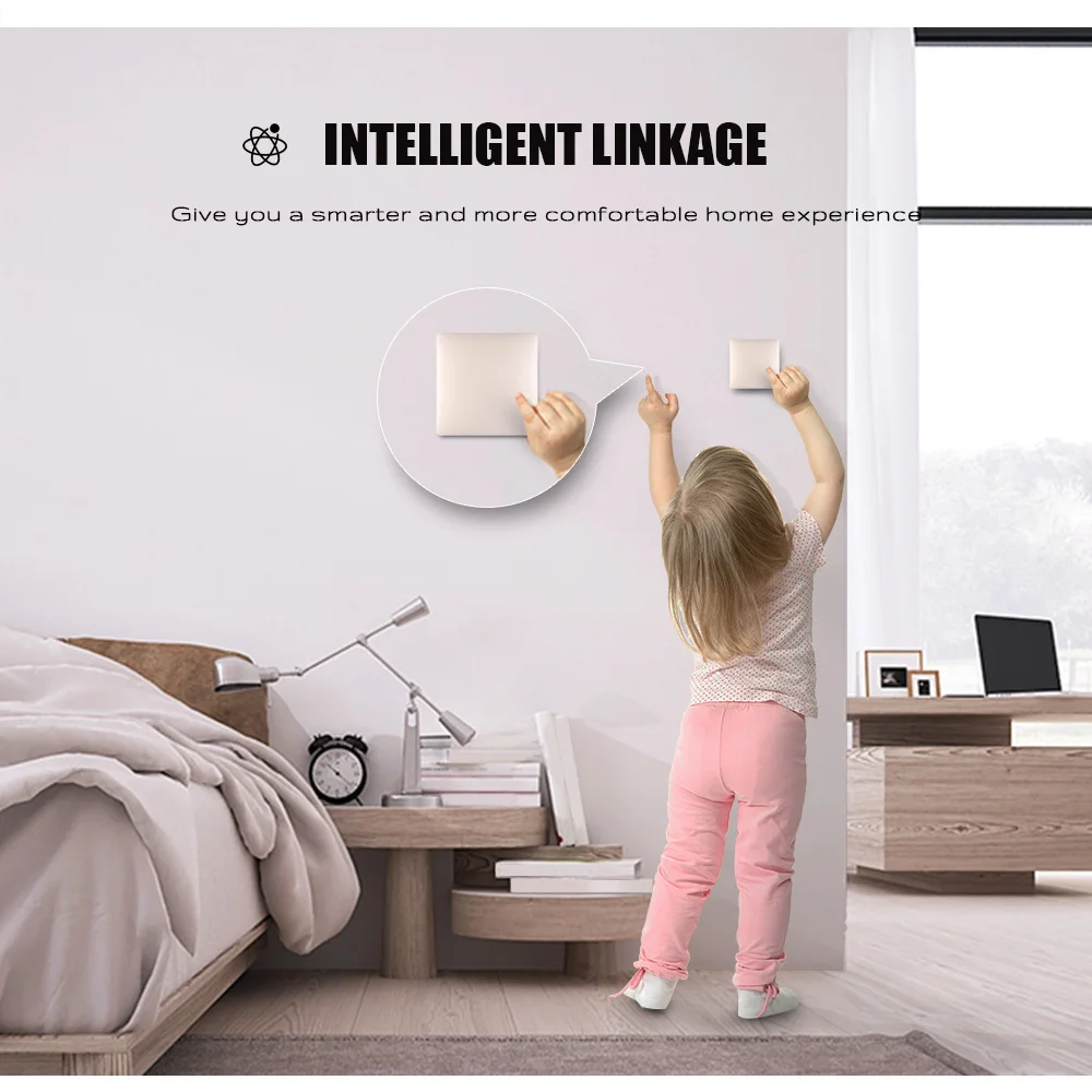 Aqara Single Button Wall Home Switch Panel Single Fire Single Key Version ( Xiaomi Ecosystem Product ) 