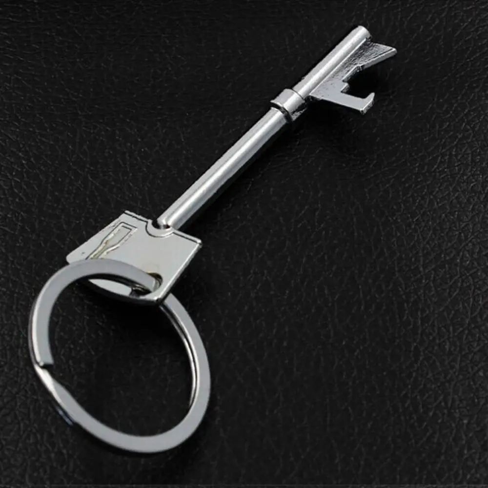 1PC Hot Beer Bottle Opener Key Ring Keychain Zinc Alloy Key Chain Keyfob Beer Bar Tool Claw Unique Creative Gift Metal Jewelry