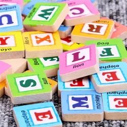 1 комплект английские слова деревянные буквы красочные буквы для игры в слова и цифры развивающие игрушки дать детям лучший подарок