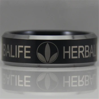 Free Shipping YGK JEWELRY Hot Sales 8MM Black with Silver Bevel Herbalife Design Men's Tungsten Comfort Fit Ring
Free Shipping YGK JEWELRY Hot Sales 8MM Black with Silver Bevel Herbalife Design Men's Tungsten Comfort Fit Ring