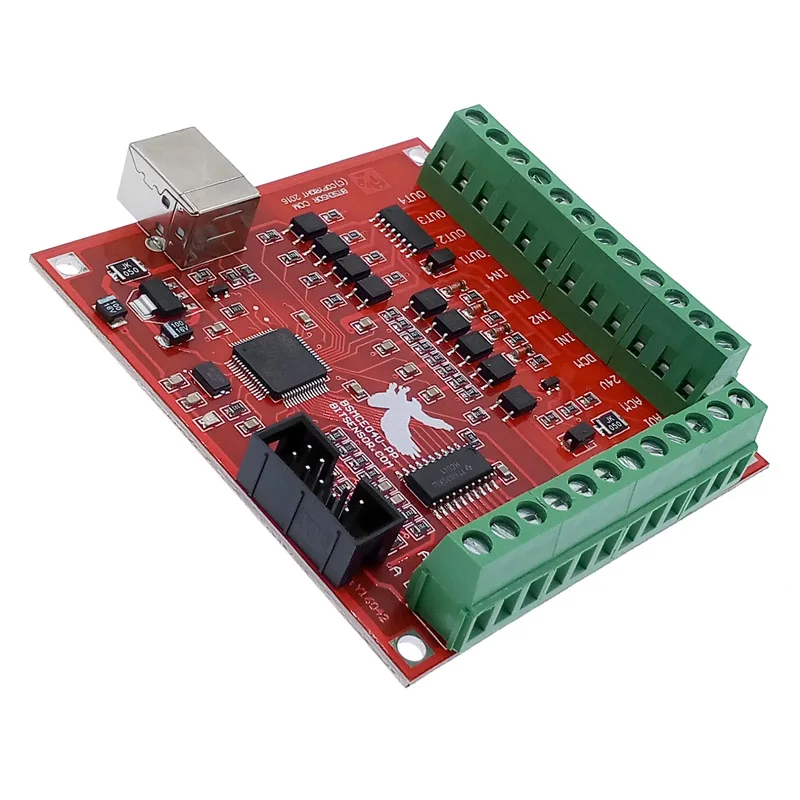 CNC USB breakout board MACH3 4 оси интерфейс драйвер контроллер движения драйвер платы 100 кГц