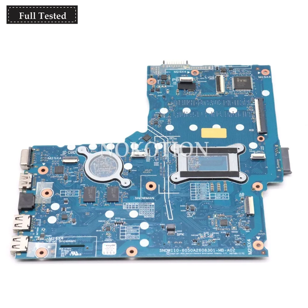 discounted  NOKOTION 746032-601 746032-001 6050A2608301-MB-A02 For HP 248 G1 Laptop Motherboard i7-4500U Radeon