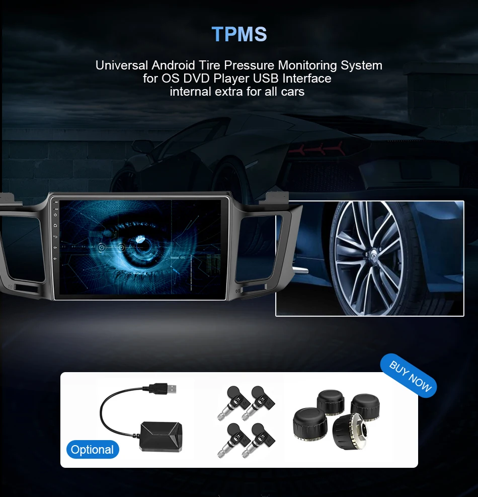 Perfect Eunavi 4G+32G Android 9.0 4G Car Radio Multimedia Video Audio Player WiFi Navigation GPS For Toyota RAV4 4 2013-18 Octa Core PX6 23