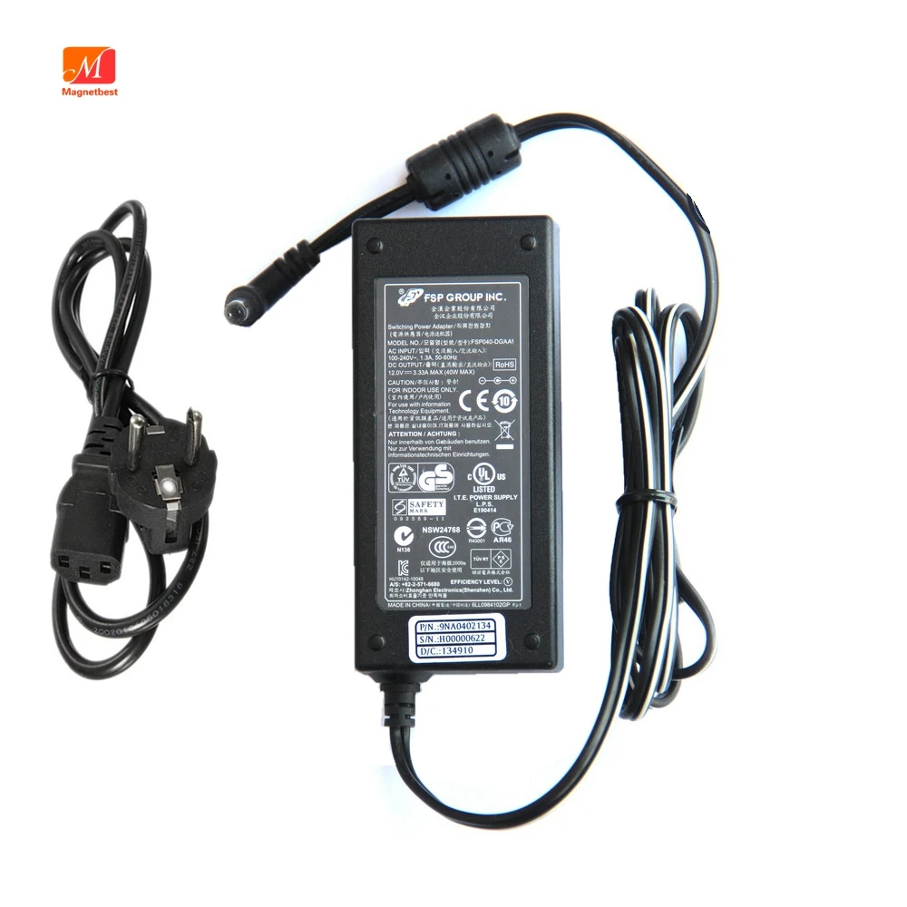 12V 3.3A AC/DC Power Adapter For Philips FSP040-DGAA1 – Replacement Power Supply Cord