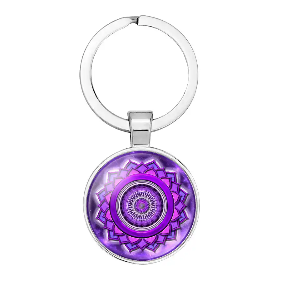 Брелок на религиозную тему Seven Chakra буддистская сумка для медитаций и йоги брелок