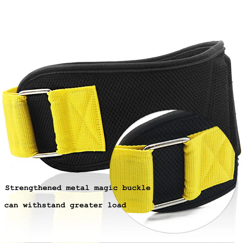 Power Guidance Nylon Weightlifting Belt Lumbar Waist Support Trainer Protector Belts For Weight Lifting Fitness Sport GYM