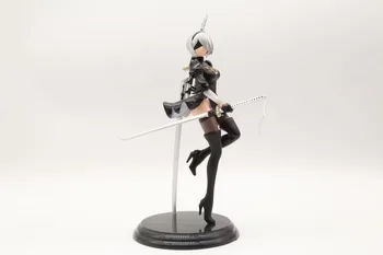 

Huong Anime 25CM NieR Automata 2B YoRHa No. 2 Type B PVC Figure Collectible Model Toy Gift