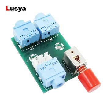 

XH-M371 3.5 Audio 2 Input and 1 Output Socket Switcher Switch Board for hifi Amplifiers B7-005