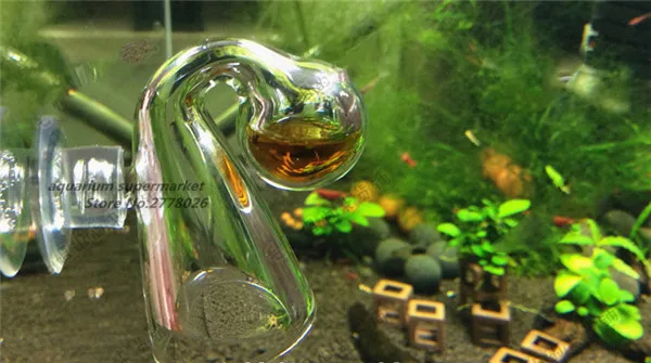 1 piece 10ml glass J type droplet crystal ball note CO2 concentration detector for aquarium fish tank supplies | Дом и сад