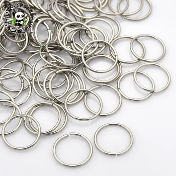 

100 pcs 304 Stainless Steel Close but Unsoldered Jump Rings 16x1.2mm Hole: 14mm