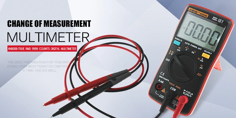 3 цвета MT87 ЖК-цифровой клещи мультиметр Voltmet полезный Электрический тестер напряжения