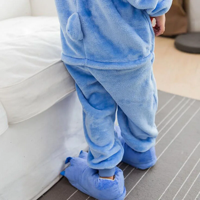 Kid Blue Stitch Cosplay Kigurumi Onesies Cartoon Anime Unicorn Jumpsuit Costume For Girl Boy Winter Animal Sleepwear Pajamas Kid Blue Stitch Cosplay Kigurumi Onesies Cartoon Anime Unicorn Jumpsuit Costume For Girl Boy Winter Animal Sleepwear Pajamas