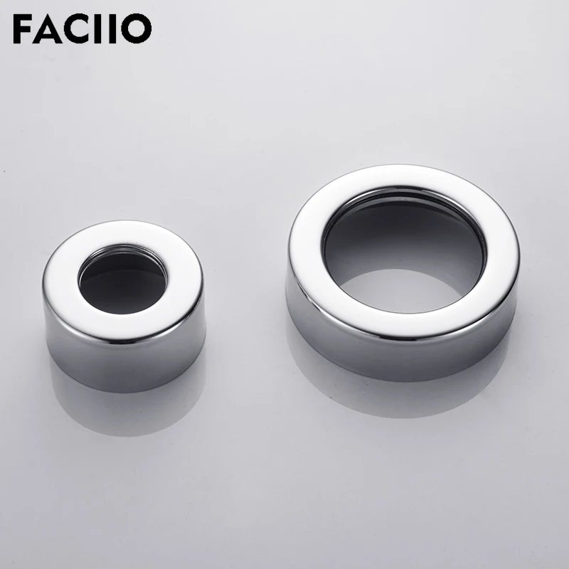 FACIIO New 304 Stainless Steel Water Pipe Decorative Cover Shower Accessories Bathroom Faucet Decorative Covers