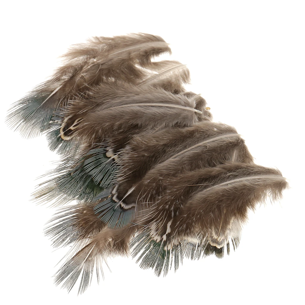 100 Pieces Pheasant Feather Jewelry Decor Headgear DIY Crafts DIY Apparel Sewing DIY clothes decoration wedding party 4-8cm
