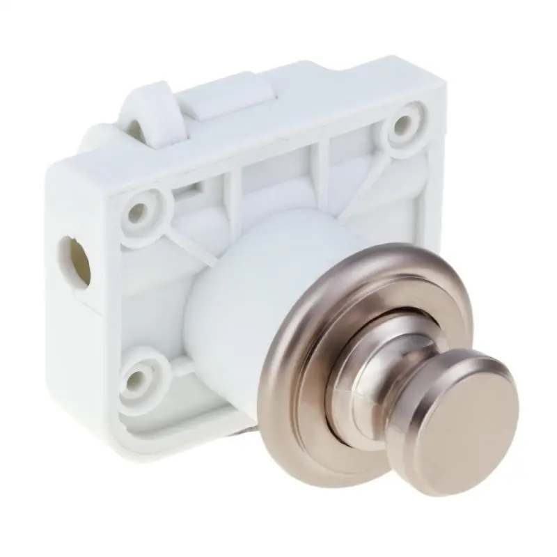 Car Push Lock Handle Type Button Push Locks Camper Car RV Caravan Boat