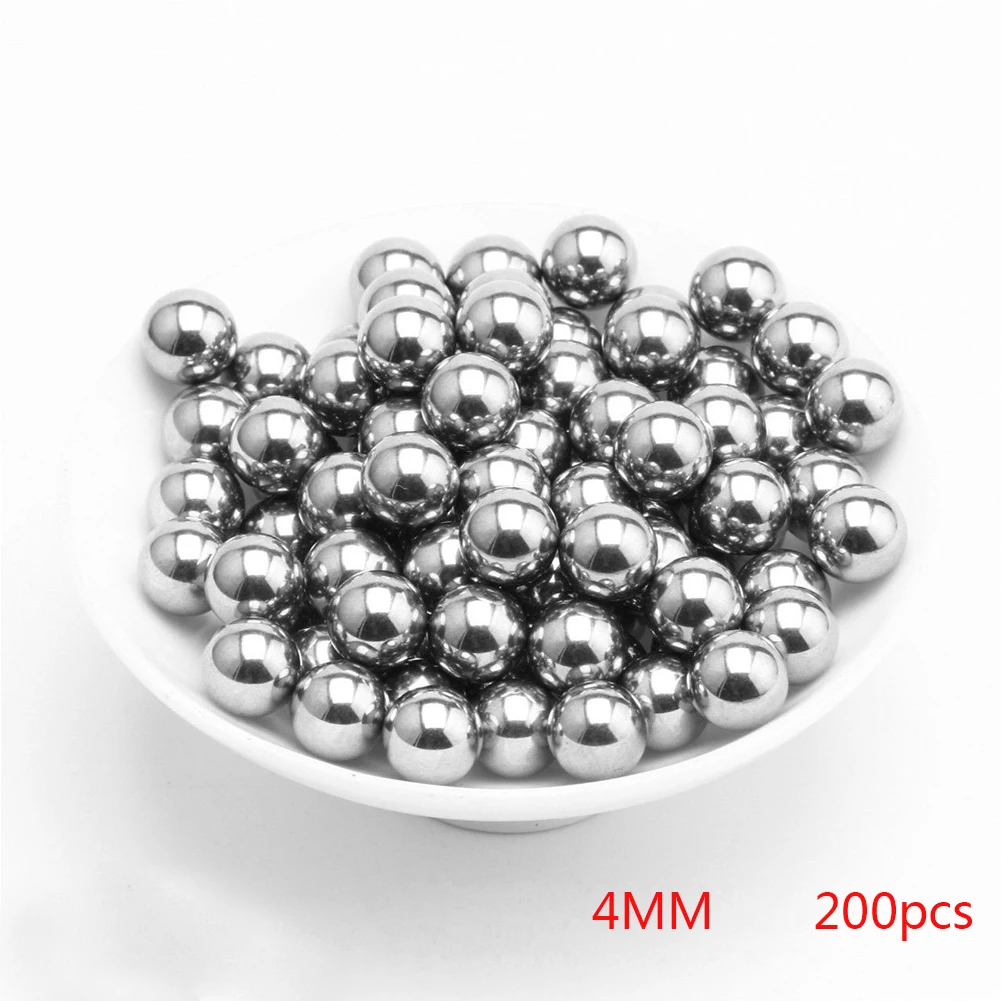 Новые 50 шт/200 шт 2-6 мм стальные шарики, используемые для охоты, высококачественные шарики подшипника из нержавеющей стали, ударные патроны