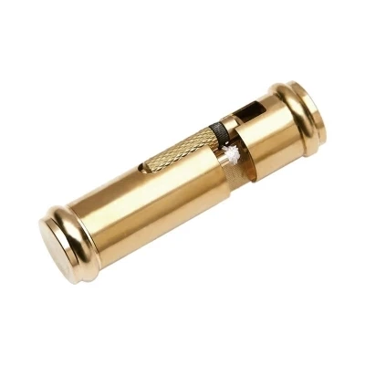 

Aviation aluminum & brass antique kerosene lighter 73mm*18mm