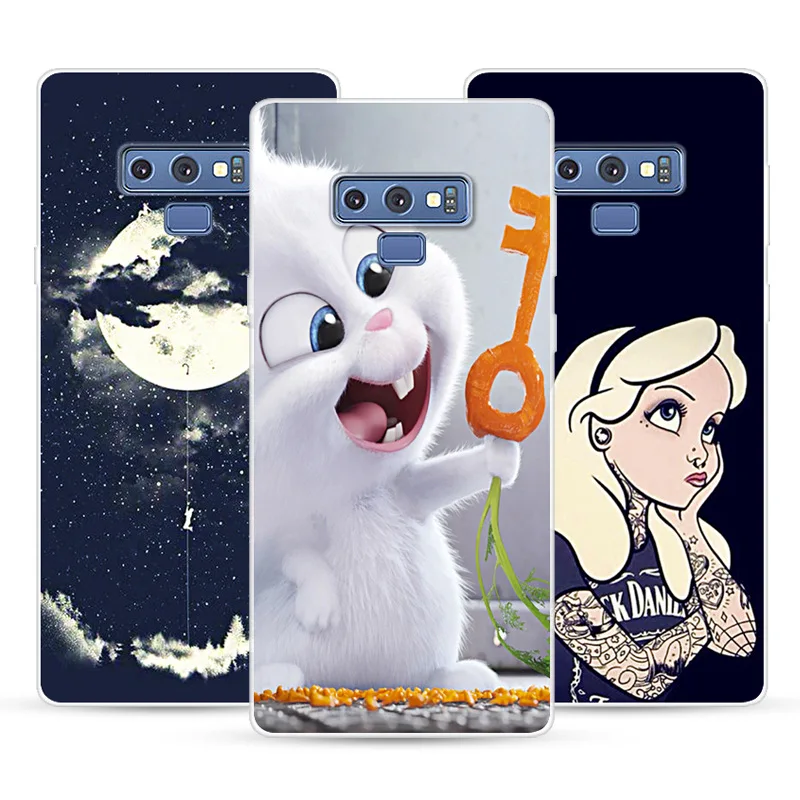 For Samsung Galaxy Note9 Phone Case Soft TPU Silicone Cover Protective Printed Gaiaxy |