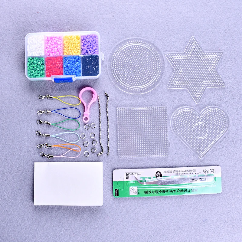 

2.6mm Mini Hama/Fuse/Perler Artkal Beads (Box mixed Beads +1 Small Pegboard+ 1 iron Paper+1 Tweezers) 3480 Beads/Box Mixed DIY
