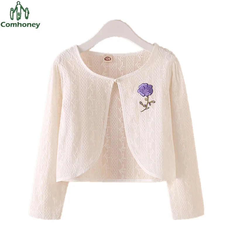 Girls Bolero Embroidery Flowers Bolero For Girls Wedding Suit Kids