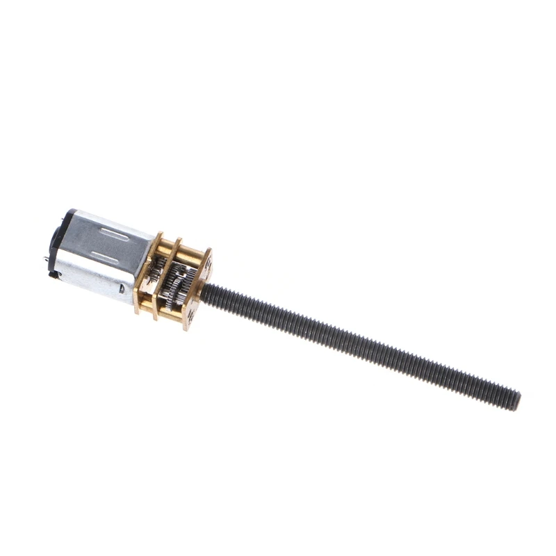 

DC 12V 400RPM N20 Micro Gear Motor 16mm Shaft M4x55mm Screw Reducer with Gear Box #Aug.26