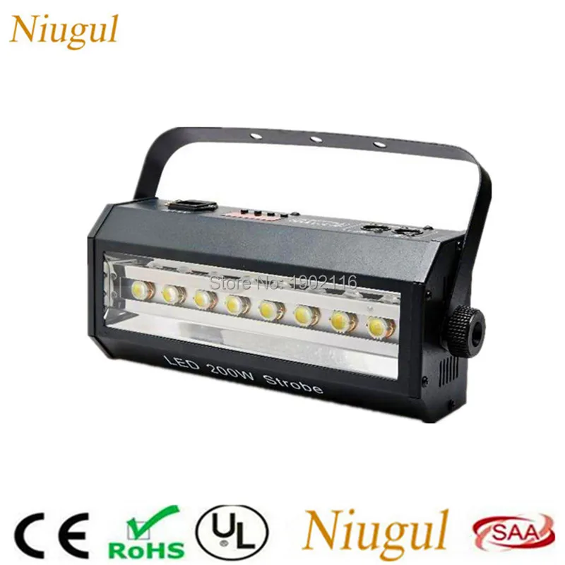 Niugul 200W LED Stroboscopic Light/LED Strobe Light Bar KTV DJ