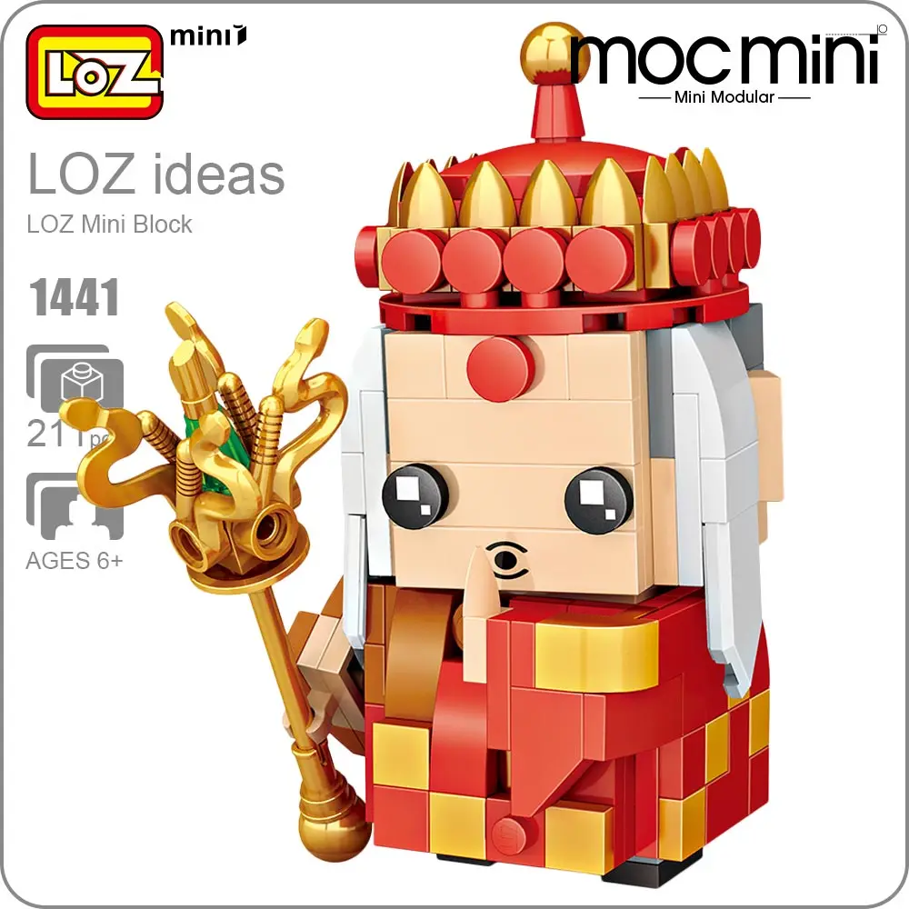 LOZ Mini Blocks Tripitaker Monk Figurines The Journey To The West Master Action Figure Kids Assembly