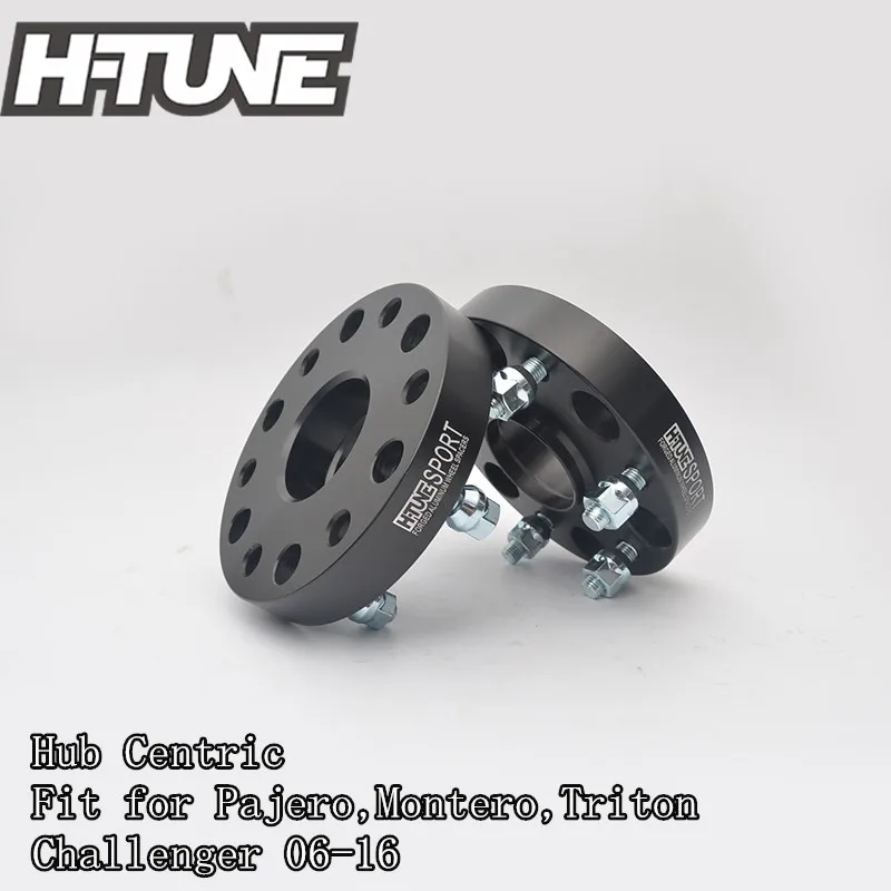 

H-TUNE 4pcs Forged Aluminum Hub Centric 6x5.5" 67.1CB 30mm Wheel Spacers Adapters for Pajero,Montero,Triton Challenger06-16
