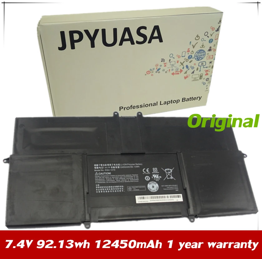 

7XINbox 7,4 V 92.13wh 12450mAh Оригинальный аккумулятор для ноутбука SQU-1210 для Hasee Ultrabook SQU1210 с гарантией 1 год
