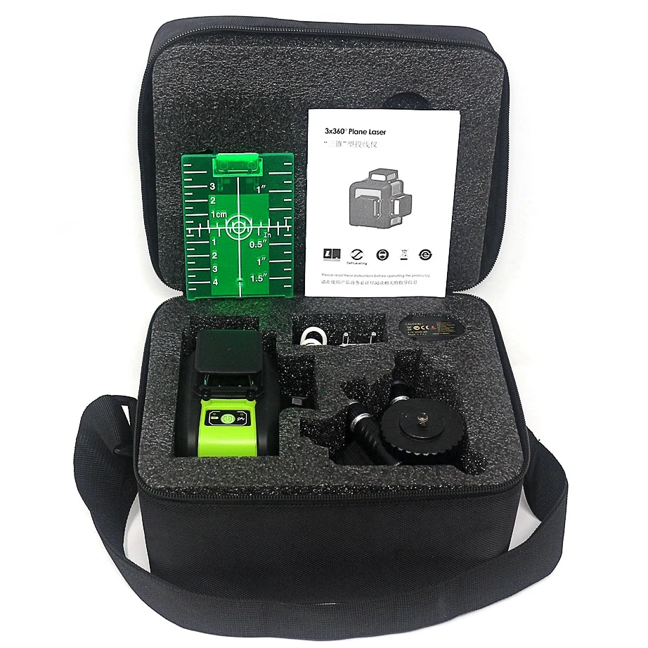 12 lines 3D Laser Level Self-Leveling 360 Horizontal And Vertical Cross Line Laser With Pulse Mode