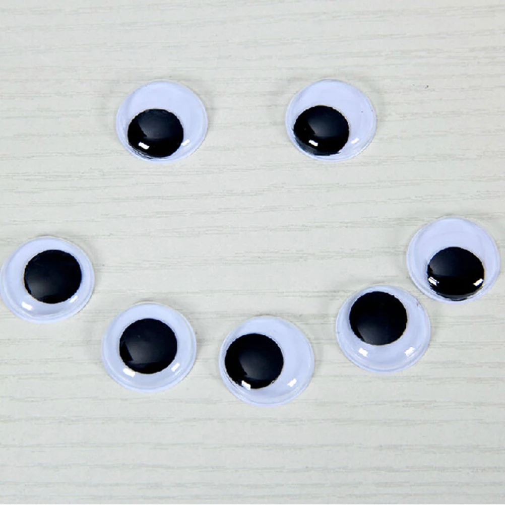 8-18mm Wiggly Wobbly Googly Eyes Self-adhesive Scrapbooking Crafts Good RDR 