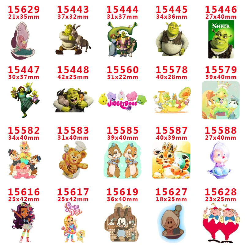 

Free shipping 30 pcs cartoon character planar resin PR 15629