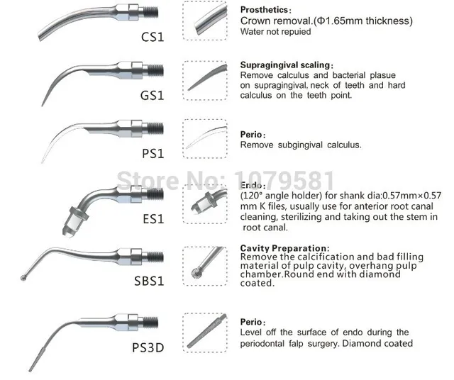 2 SZTUK SRMUKS SIRONA dental Skaler wielofunkcyjny ZESTAW