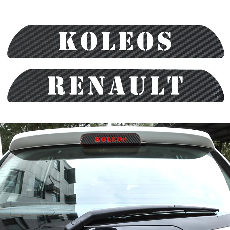 

Carbon Fiber Brake Sticker Brake Lights stickers For Renault koleos Car Accessories