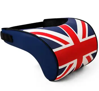 

Car Pillow Leather Neck Headrest Super Soft Memory Foam Auto Seat Cover Head Neck Rest Cushion Fit For BMW Mini Cooper