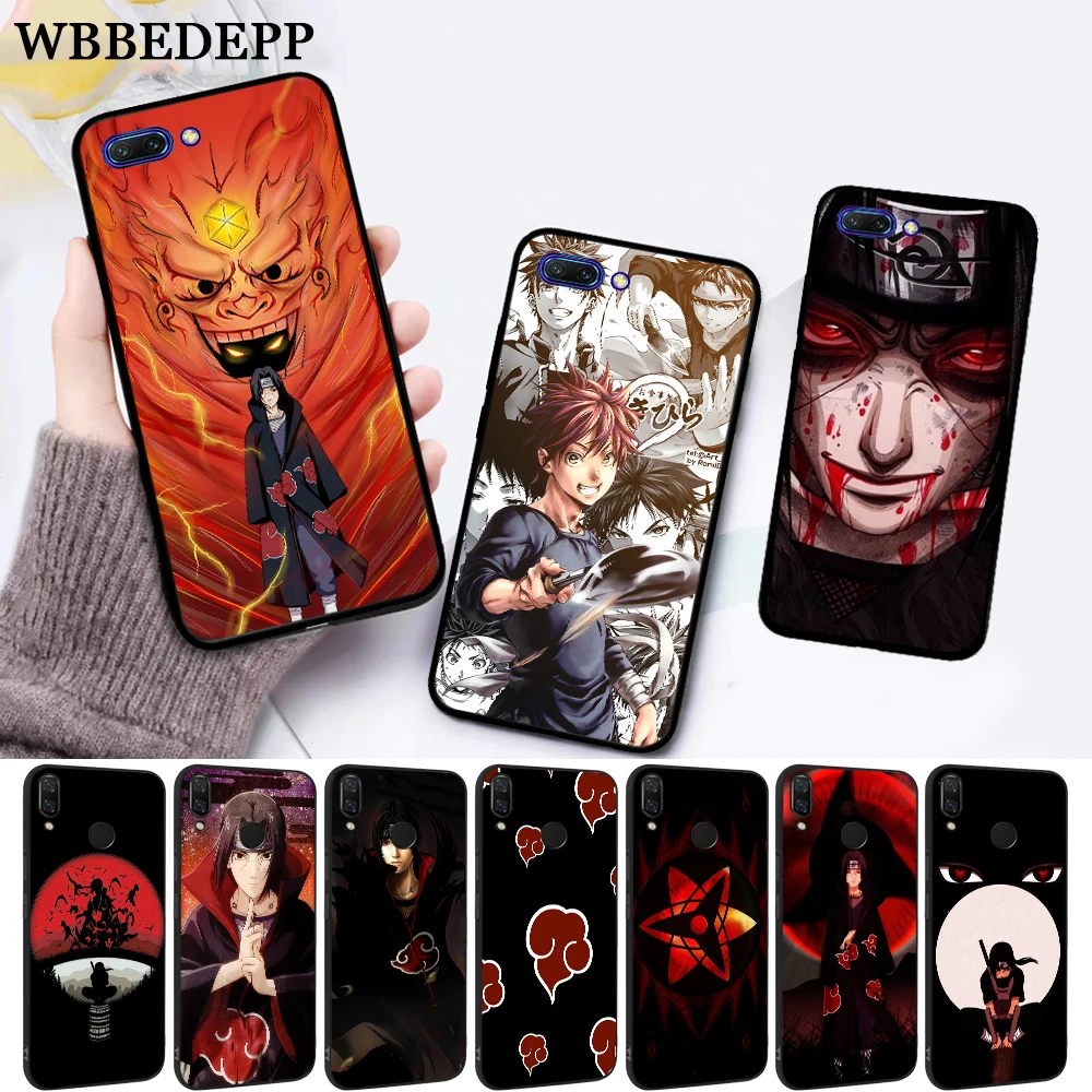 

WEBBEDEPP Naruto Itachi Uchiha Japanese Pattern Silicone Case for Huawei honor 6A 7A Pro 7X 8 Lite 8X 8C 9 9X Note 10 View 20