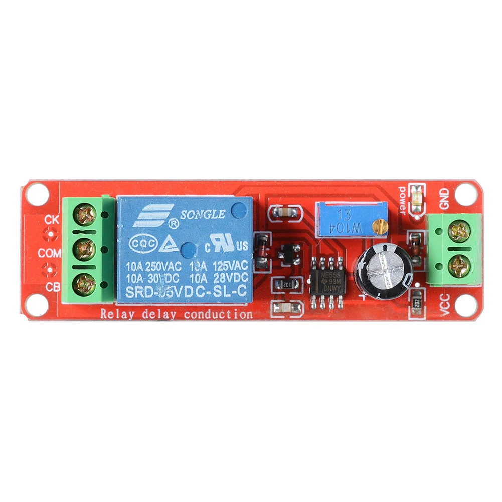 

Shield Timer Switch Electrical Delay Relay DC 12V Accessaries Auto Practical Professional Adjustable Module Electronics NE555