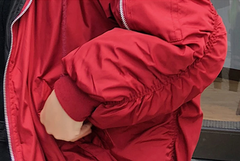 Новое поступление, зимняя женская куртка, Женская куртка-бомбер с хлопковой подкладкой, верхняя одежда в Корейском стиле, парка большого размера